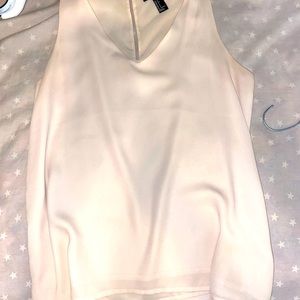 Cream double layer tank